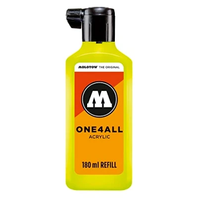 Obrázek Molotow ONE4ALL náhradní akryl, barva 236 jedovatá zelená 180 ml, inkoust pro permanentní popisovače
