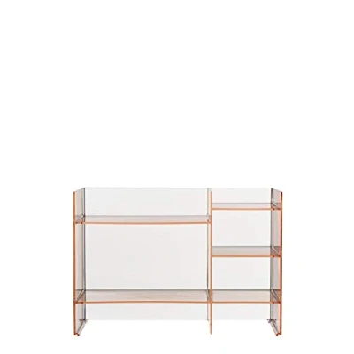 Obrázek Kartell Sound Rack Regal, Plastik, pink, 26 x 75 53 cm