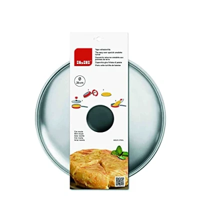 Obrázek Ibili 715826 objektiv/obracečka pro Tortillas 26 cm, ušlechtilá ocel, stříbro, x 5 cm