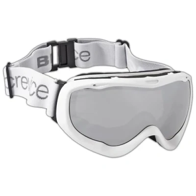 Obrázek Black Crevice Lyžařské brýle pro dospělé s dvojitým zrcátkem, bílý/stříbrný, BCR043470 4…