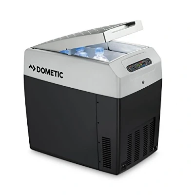 Obrázek DOMETIC TropiCool TCX 21 přenosný elektrický chladicí box, 20 litrů, 12/24 V a 230 pro auto, nákladní vůz, člun, cestovní vůz zásuvku, šedý