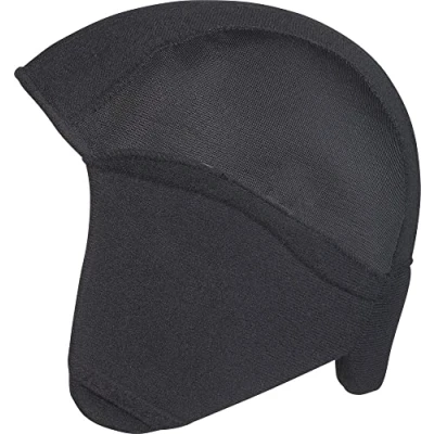 Obrázek ABUS Winter Kit Smiley pro dětské cyklistické přilby čepice na helmu S chrániči uší dětskou chrání před chladem a větrem černá, velikost