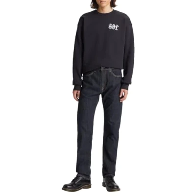 Obrázek Levi&#039;s Pánské džíny 505 Regular Fit, Dark Rinse, 38 W/32 L