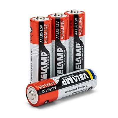Obrázek VELAMP LR6/4BP Alkaline Batterie Mignon LR6 AA, 1,5 V, Rot