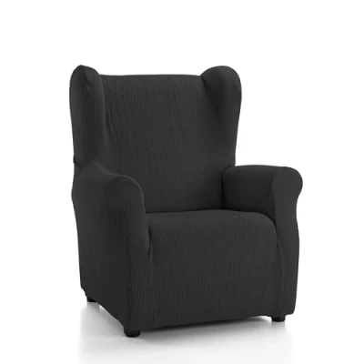 Obrázek Martina Home Emilia Schutzhülle Sessel mit Ohrenschutz Ohrensessel 33x8x42 cm Schwarz