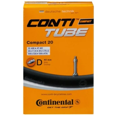Obrázek Continental duše na jízdní kolo Compact 20 kolo, černá, 32/47 406/451
