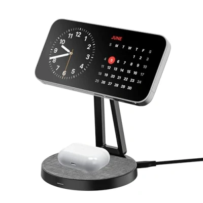 Obrázek Xlayer Magfix Pro 2 In 1 Bezdrátová Nabíječka 15W Černý