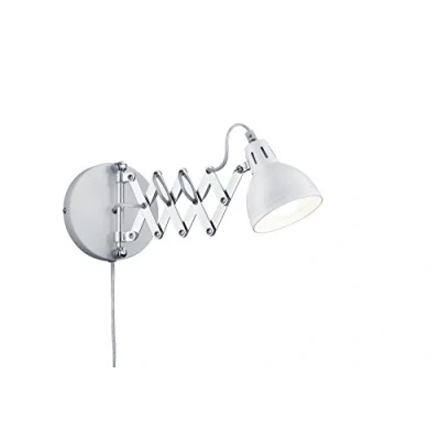 Obrázek Reality Leuchten R20321031 Scissor A++ to E, nástěnné svítidlo, kov, E14, bílá matná, 30 x 53 cm