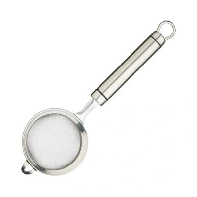 Obrázek KitchenCraft Profesionální čajové sítko / posypové s jemnými oky, ušlechtilá ocel, stříbro, 2,8 x 7 23 cm, 6 jednotek