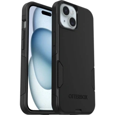 Obrázek OtterBox Commuter pouzdro pro iPhone 15 / 14 13, odolné proti pádu, ochranné pouzdro, 3x černé, žádné maloobchodní balení