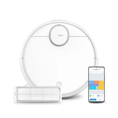 Obrázek Xiaomi robotický vysavač S12 s funkcí vytírání 2 v 1, sací síla 4000 Pa, navigace LiDAR, detekce překážek, chytrý vysavač, koberec, zvířecí chlupy, tvrdé podlahy, dálkové ovládání přes