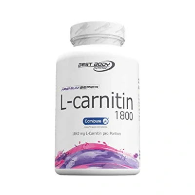 Obrázek Best Body Nutrition L karnitin 1800 kapslí Carnipure Vegan, 1 balení (1 x 93 g)
