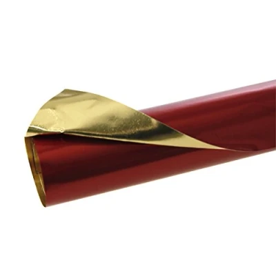 Obrázek Clairefontaine Maildor 95550C Rolle Aluminiumpapier (beidseitig, 80 x 50cm, 90g, ideal für Handarbeiten, wie Dekorationen) 1 Rolle, grün