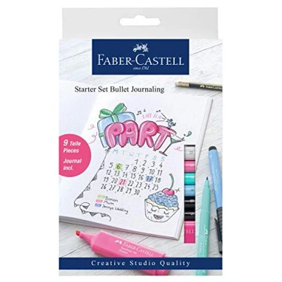 Obrázek FABER CASTELL 267125 Starter Set Bullet Journaling, 9dílná, vícebarevná