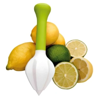 Obrázek IBILI 780900 Ruční lis na citrusy 18 cm z nylonu, bílý/zelený, x 6
