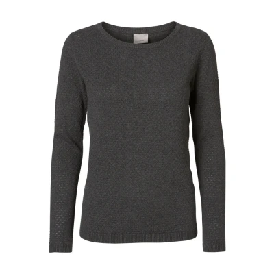 Obrázek Vero Moda Vmcare Structure LS Oneck GA NOOS Svetr grey, Ženy, Velikost: XS, Grey