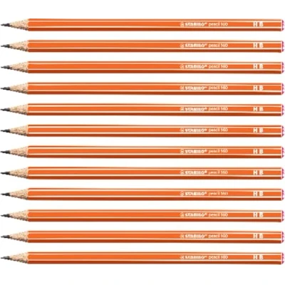 Obrázek Bleistift STABILO pencil 160 in orange 12er Pack Härtegrad HB