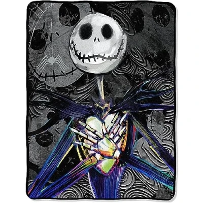 Obrázek Disney The Nightmare Before Christmas, Dark Creep Micro Raschel Überwurf, 116,8 x 152,4 cm, Polyester, 46&quot; 60&quot;