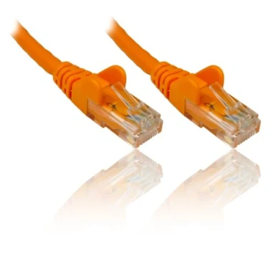 Obrázek PremiumCord Síťový kabel, Ethernet, LAN &amp; Patch kabel Cat6, UTP, rychlý flexibilní a robustní RJ45 1Gbit/S, AWG 26/7, měděný 100% Cu, oranžový, 7 m