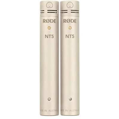 Obrázek RØDE NT5 Matched Pair Vysoce kvalitní ½palcový kondenzátorový mikrofon s malou membránou (sladěný pár) pro hudební produkci a nahrávání nástrojů