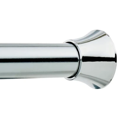 Obrázek AmazonBasics Tension Sprchový závěs pro sprchové dveře, 137,1 228,6 cm, chrom