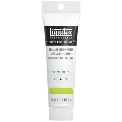 Obrázek Liquitex 1045840 Professional Heavy Body akrylová barva v umělecké kvalitě s vynikající světlostálostí máslové konzistenci, 59 ml tuba žlutozelený briliant