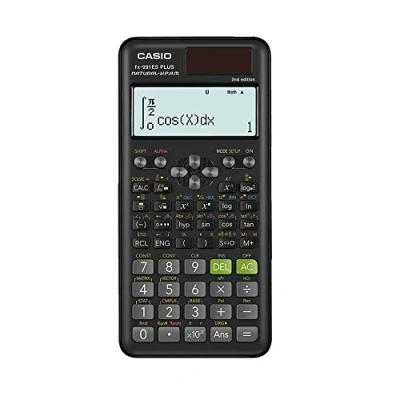 Obrázek Casio fx 991ES PLUS 2 Wissenschaftlicher Taschenrechner mit 417 Funktionen und Display, natur