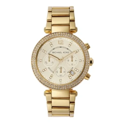 Obrázek Michael Kors Parker Hodinky se stopkami goldcoloured, Ženy, Velikost: One Size, Gold coloured