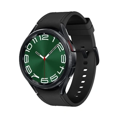 Obrázek Samsung Chytré hodinky Galaxy Watch6 Classic, zdravotní funkce, fitness tracker, rychlonabíjecí baterie, Bluetooth, 47 mm, černé, vč. záruky výrobce 36 měsíců [exkluzivně v obchodě Amazon]