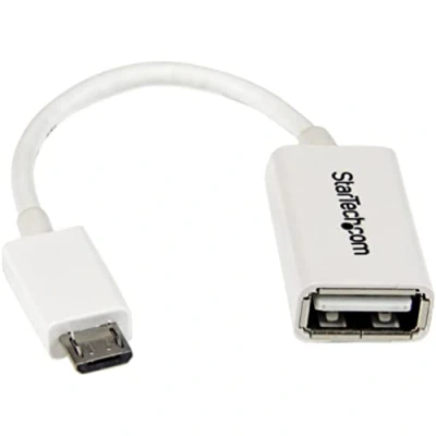 Obrázek StarTech.com Micro USB na OTG adaptér konektor / zdířka kabel 12,7 cm