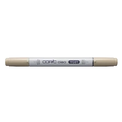 Obrázek COPIC Ciao Marker Typ YG 91, Putty, univerzální zvýrazňovač rozložení, na bázi alkoholu, se středně širokým a jedním štětcovým hrotem