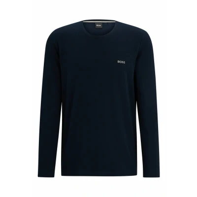 Obrázek BOSS Pánské tričko Mix&amp;Match Ls R, Dark Blue403