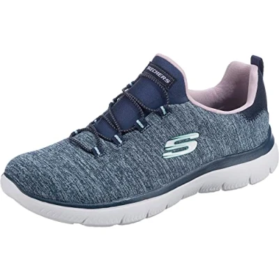Obrázek Skechers Dámské tenisky Summits Quick Getaway Sneaker, Navy Mesh Purple Lt Blue Trim