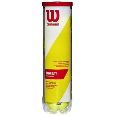 Obrázek Wilson Tenisové míče, Triniti, 4 pouzdro 100% recyklovatelné, WRT125200, žluté