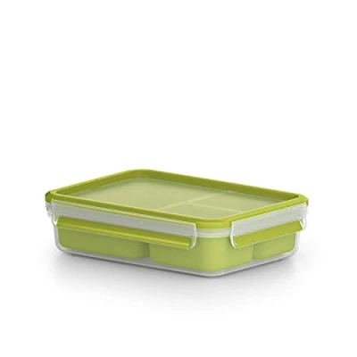 Obrázek Svačinová krabička Clip &amp; Go Box od Emsa, plast, Zelená, 22.5 x 16.3 5.8 cm