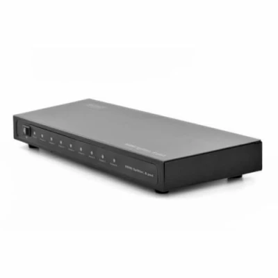 Obrázek DIGITUS DS 43302 HDMI Splitter 1x8 Vstup: 1 Port / výstup: 8 Full HD 1080p/24 Hz HDTV: 1920 x 1200p HDCP 1.0 1.1 1.2 DTS Digital, Dolby HD, True