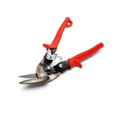 Obrázek Wiss M6R MetalMaster nůžky na plech s pákovým převodem, levý a rovný řezací úhel, 234 mm, červená, balení 1
