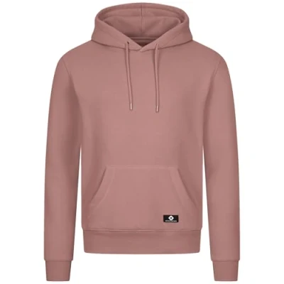 Obrázek Höhenhorn Janga Hoodie pánský pulovr s kapucí mikina z kvalitní bavlny, Starorůžová