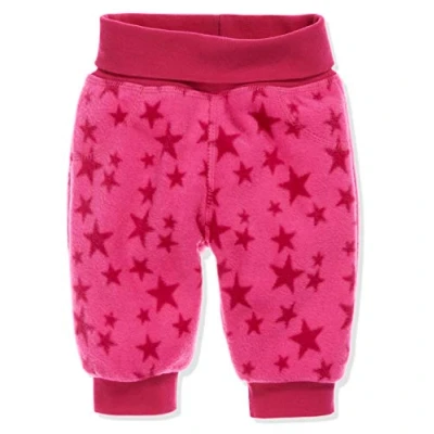 Obrázek Playshoes Unisex dětské fleecové pumpy kalhoty, Růžové hvězdy