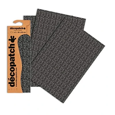 Obrázek Decopatch Papír č. 743 (černá bílá tečka, 395 x 298 mm) balení 3 ks
