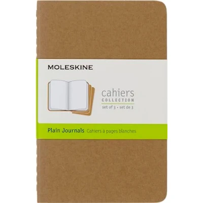 Obrázek Zápisníky Cahier od Moleskine (lepenková vazba), sada 3 kusů