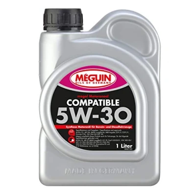 Obrázek Meguin Megol Compatible SAE 5W 30 Plus 1 l Syntézní technologie motorového oleje Č. výr.: 6561