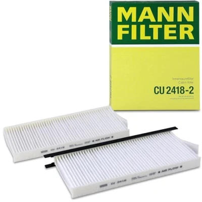 Obrázek MANN FILTER Interiérový filtr CU 2418 2 pro osobní automobily