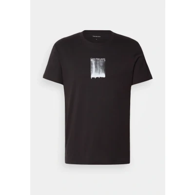 Obrázek Calvin Klein Jeans Brush Stroke Graphic TEE Triko s potiskem, Muži, Velikost: XL, Black