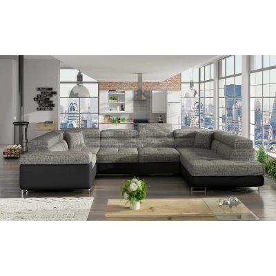 Obrázek Letto sedací souprava Materiál / Dekor: Berlin 01, Ekokůže Soft 11, Orientace: Pravá