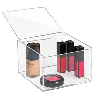 Obrázek Úložný box s víkem Clarity 39550EU od InterDesign, výška 5 cm, transparentní., medium
