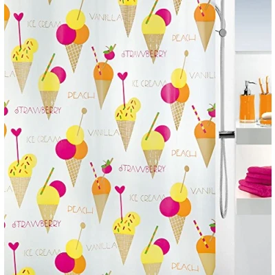 Obrázek Spirella sprchový závěs motivy,. Designs, vícebarevné, 180 x 200 cm