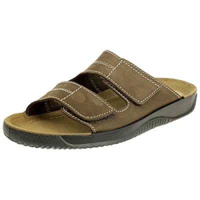 Obrázek Rohde 1987 Soltau H Boty Sandály Pantofle Kůže Clogs, Hnědá