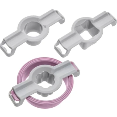 Obrázek Zenker 44835 Linzer Ausstecher, Kunststoff, 4teilig rose/grau