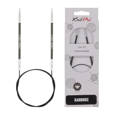 Obrázek Karbonová kruhová pletací jehla, tloušťka 3,0 mm; (délka 100 cm) novinka!!! Hi Tech z uhlíkových vlákne!!!